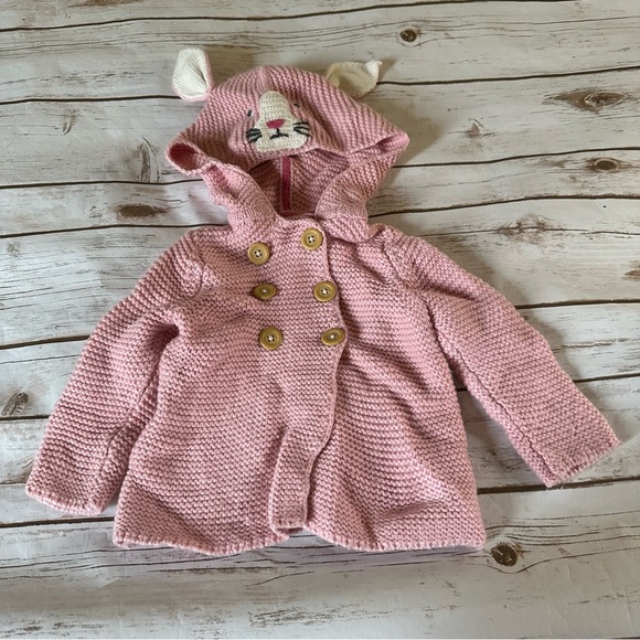 Mini Boden Other - Mini boden bunny knit sweater vguc 6/12